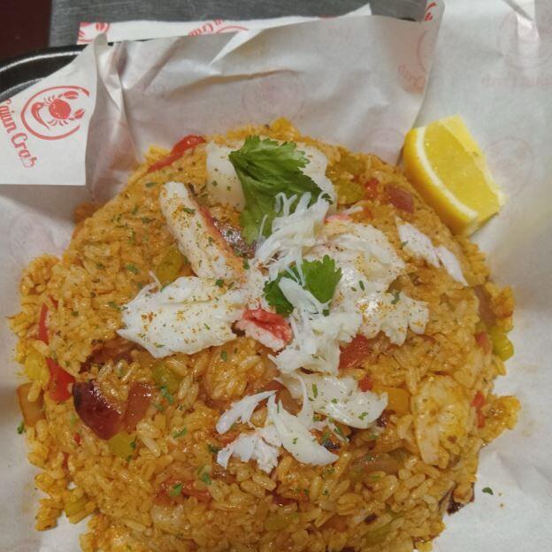 Seafood Fried Rice Lousiana Style